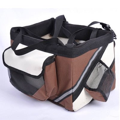 Bolsa de transporte portátil en bicicleta para perros y gatos pequeños - Dulces Mascotas BCN