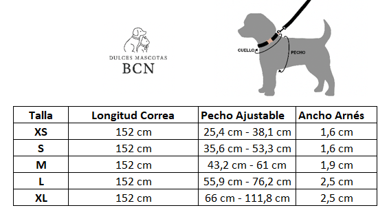 Conjunto Correa y Arnés Step-In - Rosa - Dulces Mascotas BCN