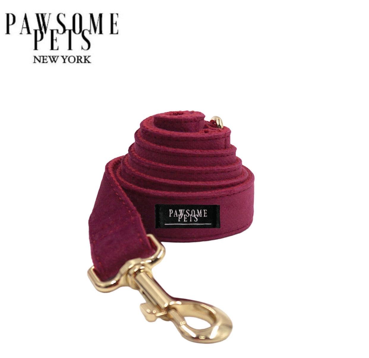LEASH - BURGUNDY - Dulces Mascotas BCN