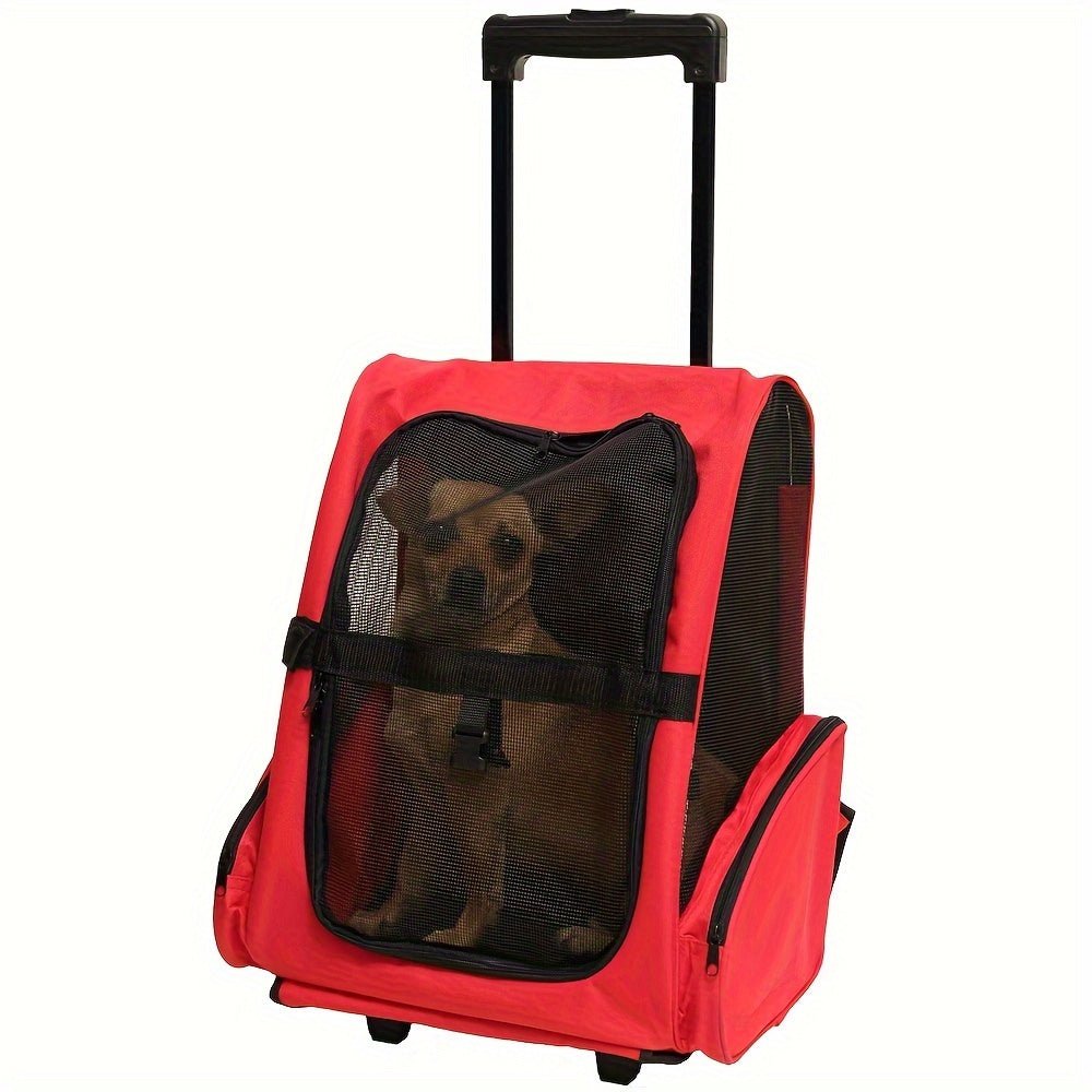 Transportin Plegable con Ruedas para Mascotas | Multiusos Viaje - Dulces Mascotas BCN