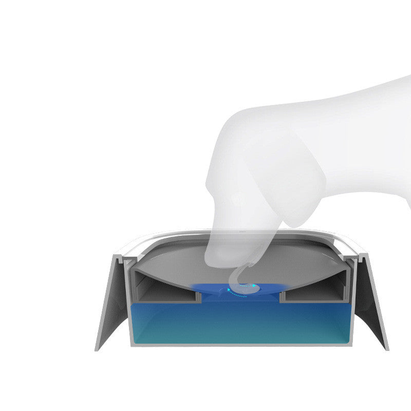 Bebedero Flotante Antivertido para Perros y Gatos 1,5L | Ingesta Lenta