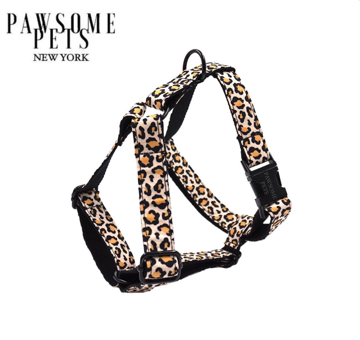 Conjunto Correa y Arnés Step-In - Leopardo
