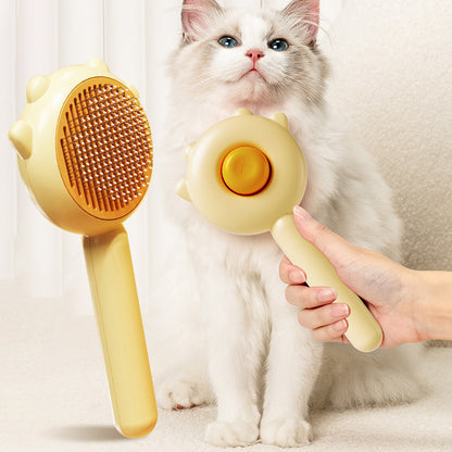 Cepillo Masajeador Quita Pelos para Perros y Gatos | Grooming y Rascador