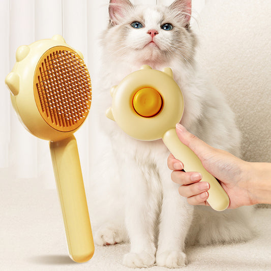 Cepillo Masajeador Quita Pelos para Perros y Gatos | Grooming y Rascador
