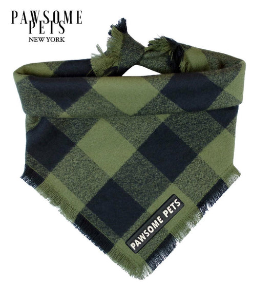 Bandana Artesanal EVERGREEN: El Toque de Estilo que tu Mascota merece - Dulces Mascotas BCN