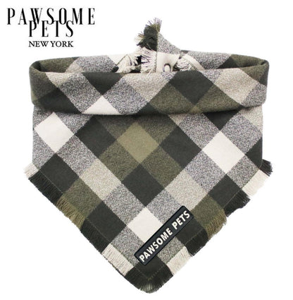 Bandana Artesanal OLIVE GREEN: El Toque de Estilo que tu Mascota merece - Dulces Mascotas BCN