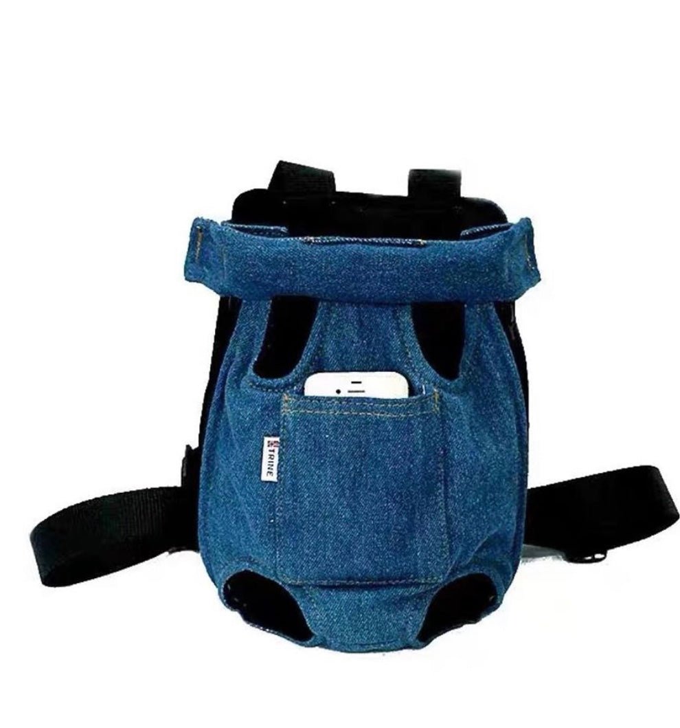 Bolso Transportador Denim Tejido Vaquero - Dulces Mascotas BCN