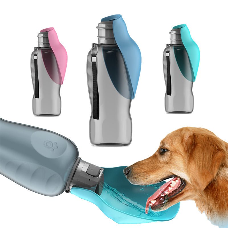 Botella de Agua Perros 800ml Portátil y Antiderrames. - Dulces Mascotas BCN
