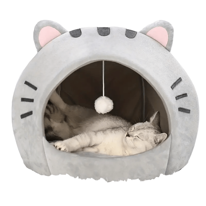 Cama Cueva Cálida para Gatos | Casa Saco de Dormir - Dulces Mascotas BCN