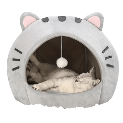 Cama Cueva Cálida para Gatos | Casa Saco de Dormir - Dulces Mascotas BCN