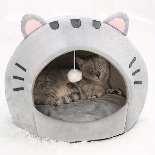 Cama Cueva Cálida para Gatos | Casa Saco de Dormir - Dulces Mascotas BCN
