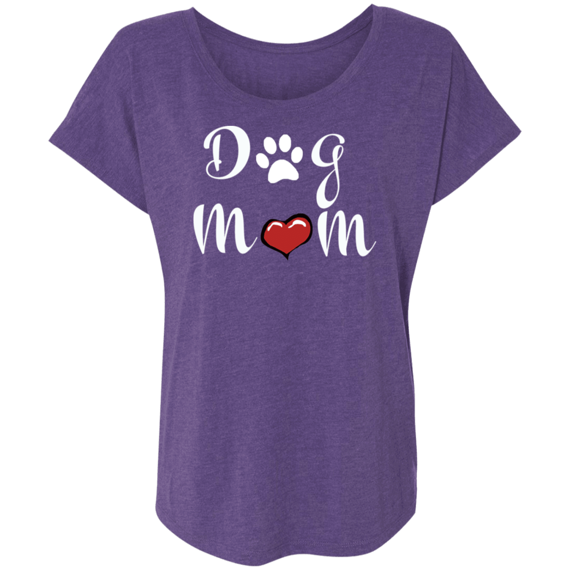 Camiseta Dolman Dog Mom | Manga Murciélago para Dog Lovers - Dulces Mascotas BCN