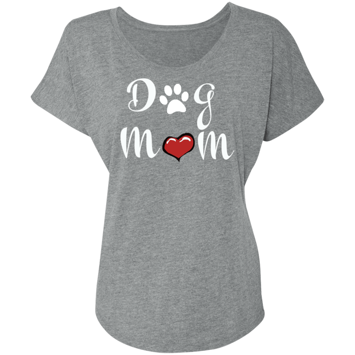 Camiseta Dolman Dog Mom | Manga Murciélago para Dog Lovers - Dulces Mascotas BCN