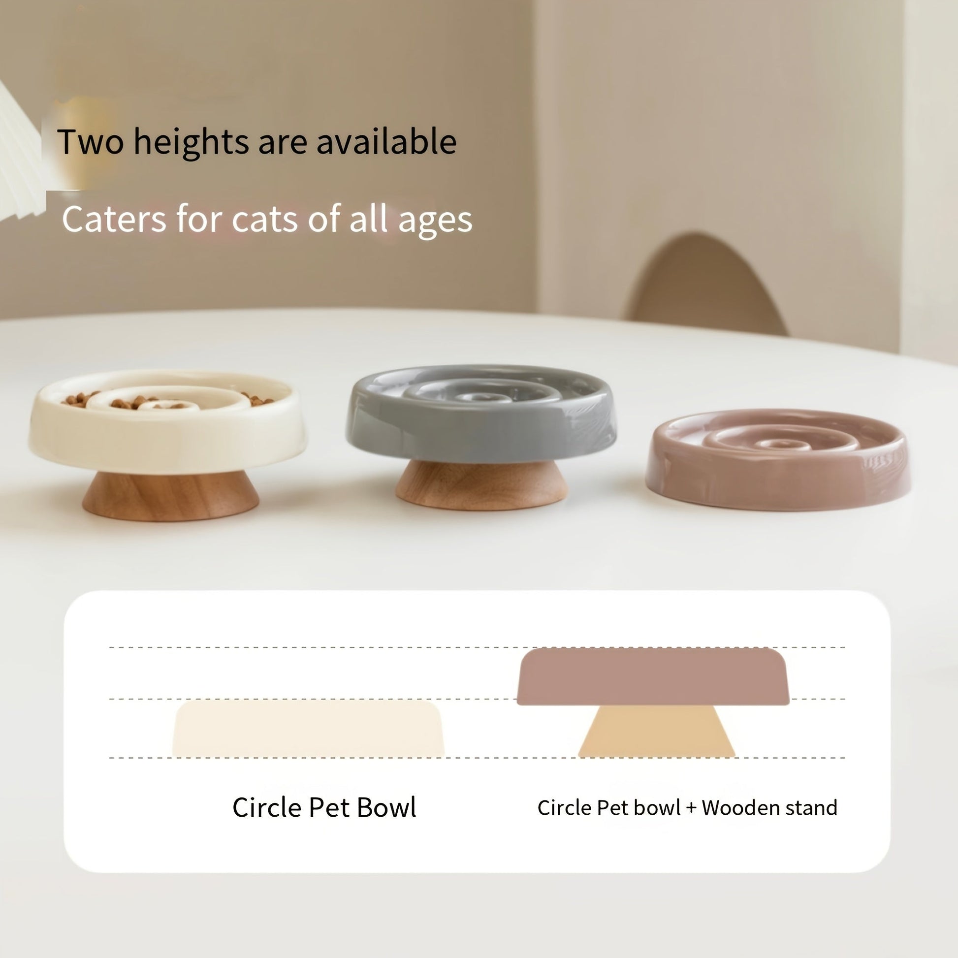 Ceramic Dog Slow Feeder Bowl Anti - Gulping Cat Food Dish Bowls Pet Cat Puzzle Food Bowl Puppy Dogs Cat Feeding Container - Dulces Mascotas BCN