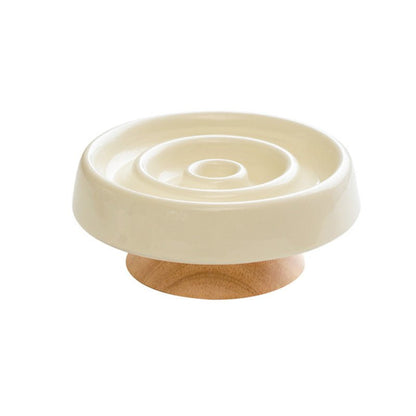 Ceramic Dog Slow Feeder Bowl Anti - Gulping Cat Food Dish Bowls Pet Cat Puzzle Food Bowl Puppy Dogs Cat Feeding Container - Dulces Mascotas BCN
