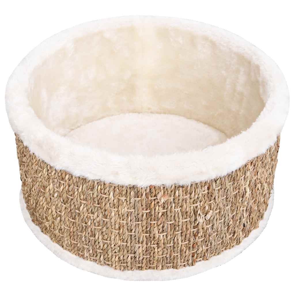 Cesta Redonda para Gatos de Seagrass 36 cm | Rascador Natural - Dulces Mascotas BCN