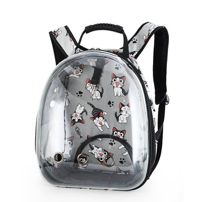 Clear Cat and dog Carrier Backpack - Dulces Mascotas BCN