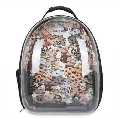 Clear Cat and dog Carrier Backpack - Dulces Mascotas BCN