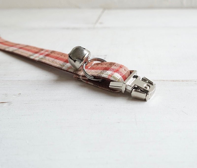 COLLAR - A TAD OF RED PLAID - Dulces Mascotas BCN