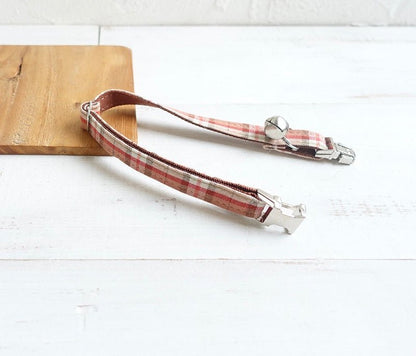 COLLAR - A TAD OF RED PLAID - Dulces Mascotas BCN