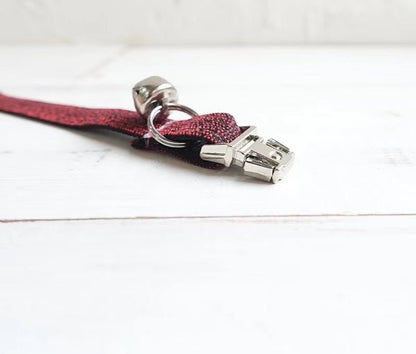 COLLAR - RED ROSE - Dulces Mascotas BCN
