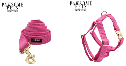 Conjunto Correa y Arnés Step - In - Rosa Rosa - Dulces Mascotas BCN