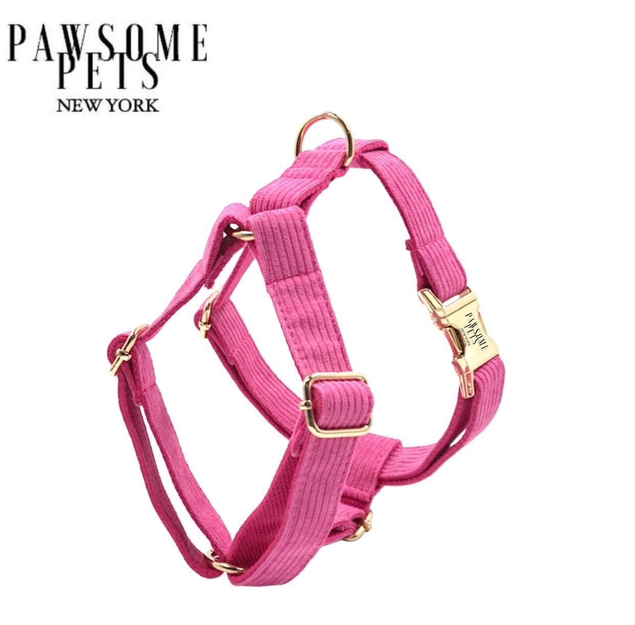 Conjunto Correa y Arnés Step - In - Rosa Rosa - Dulces Mascotas BCN