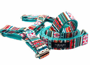 Conjunto Correa y Arnés Step - In - Tropical - Dulces Mascotas BCN