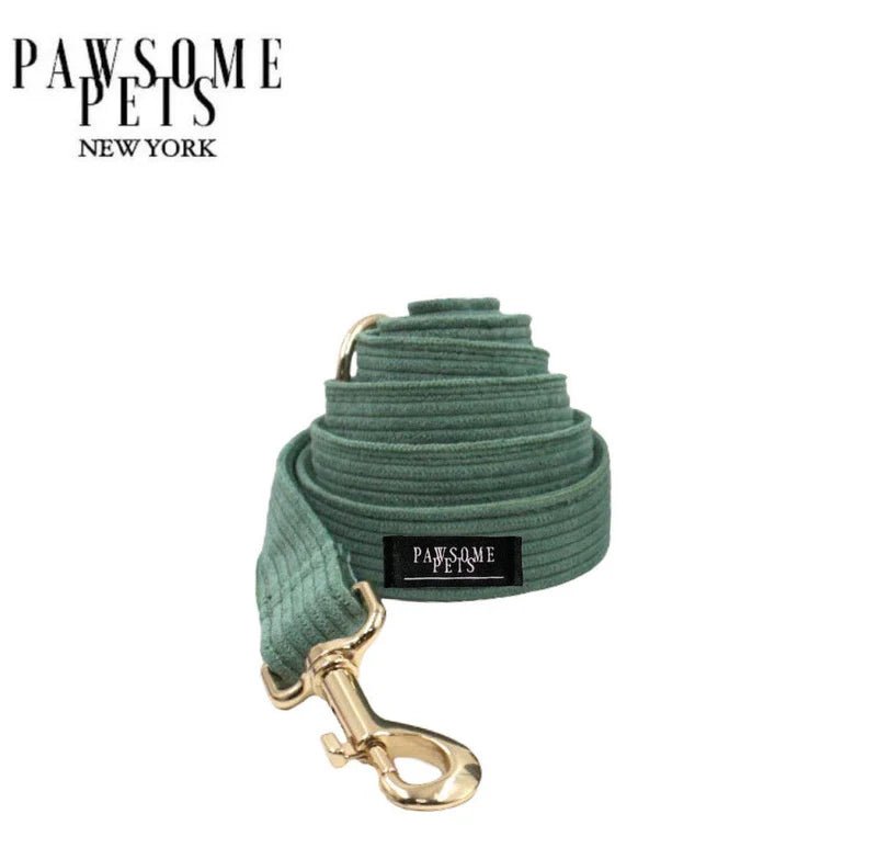 Conjunto Correa y Arnés Step - In - Verde Aceituna - Dulces Mascotas BCN