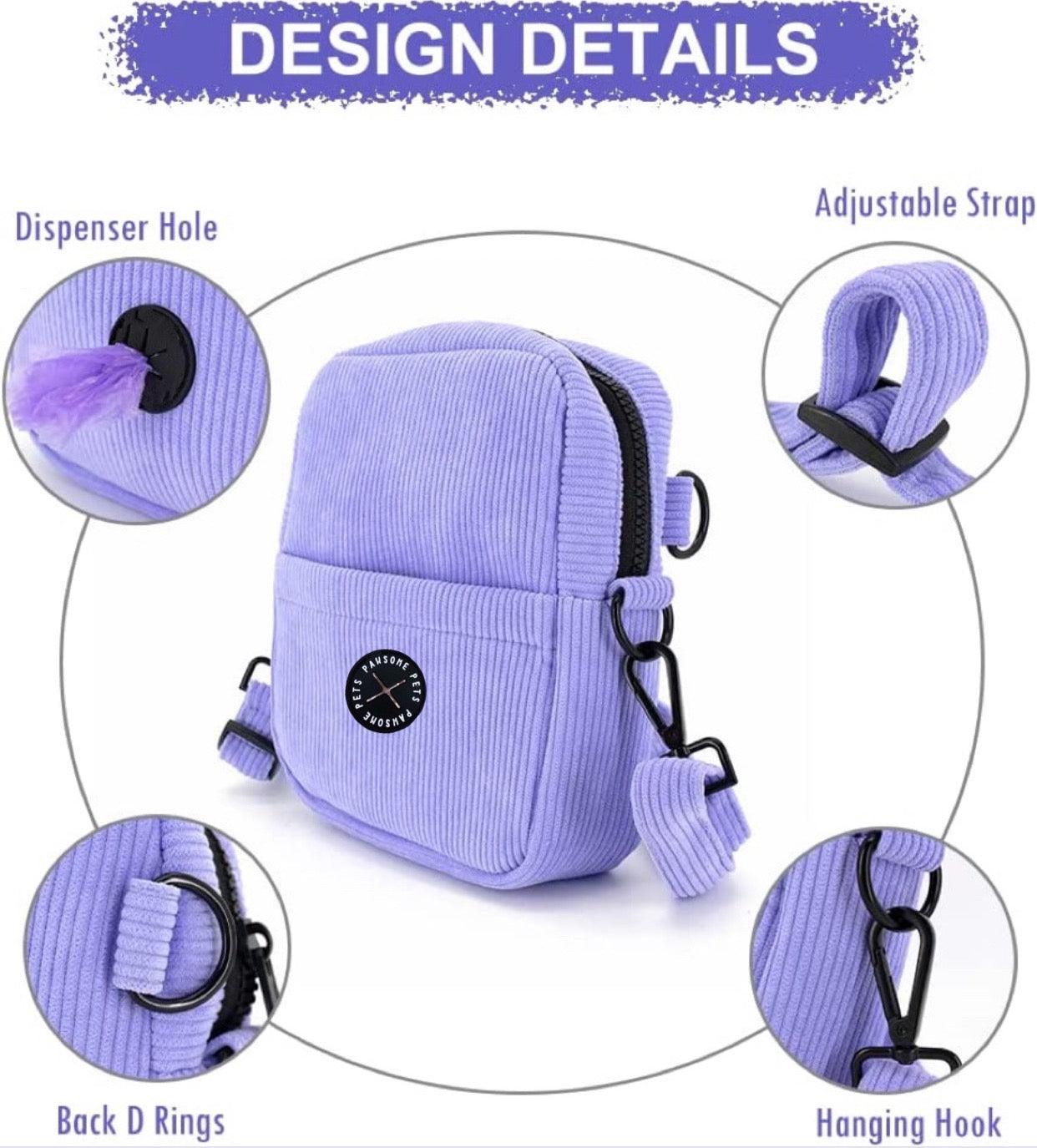 CROSSBODY TREAT BAG - GREY - Dulces Mascotas BCN