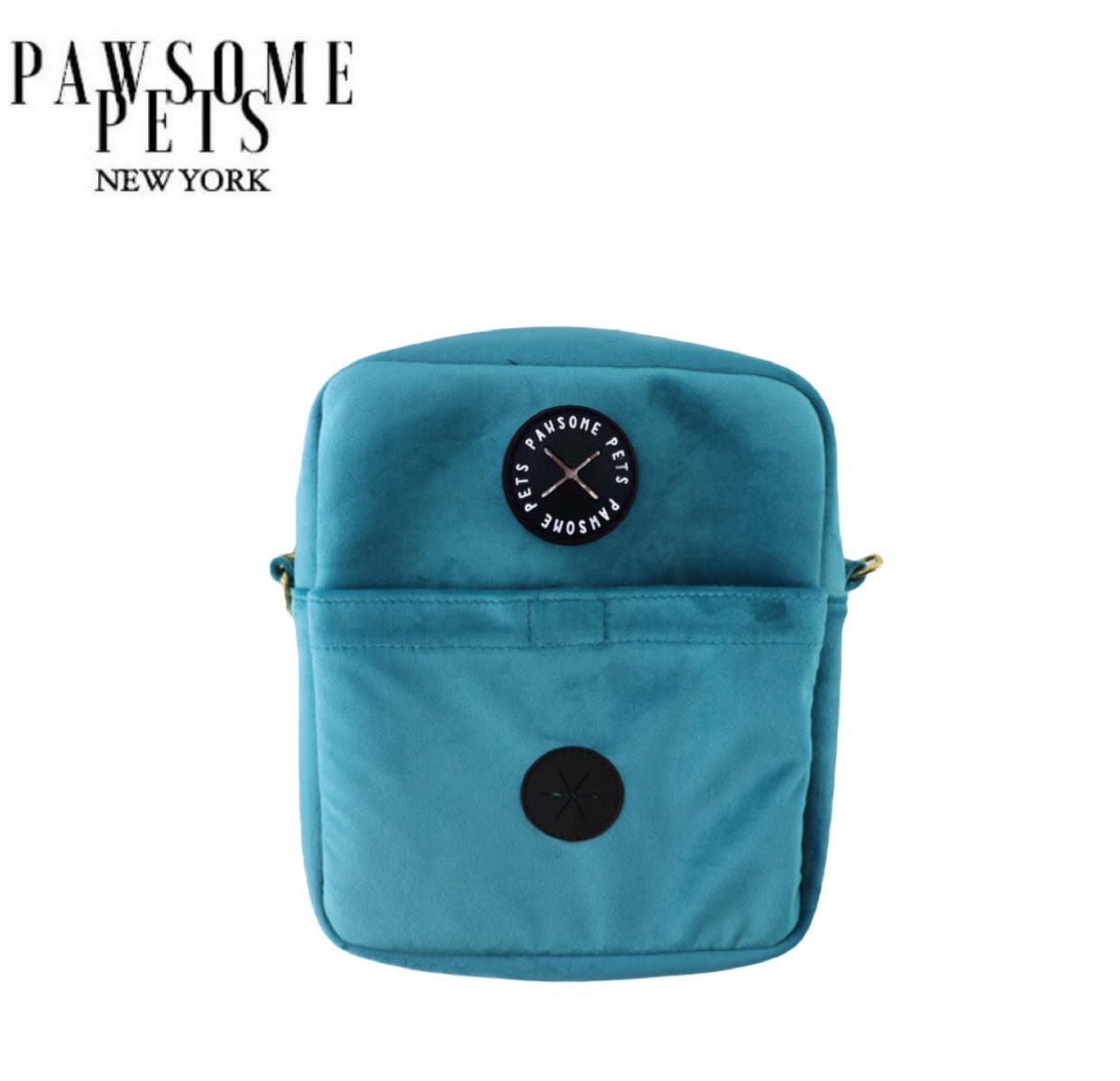 CROSSBODY TREAT BAG - LIGHT BLUE - Dulces Mascotas BCN