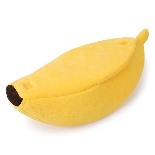 Cute Cat Banana Bed - Dulces Mascotas BCN