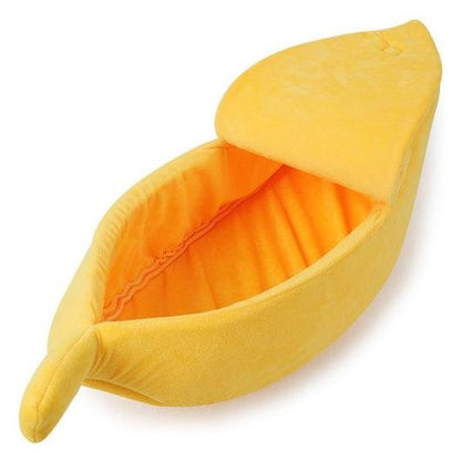 Cute Cat Banana Bed - Dulces Mascotas BCN