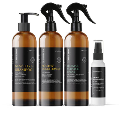 Dermal Scratch Spray for Dogs: Aloe Vera, Calendula & Vitamin E - Dulces Mascotas BCN