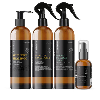 Dermal Scratch Spray for Dogs: Aloe Vera, Calendula & Vitamin E - Dulces Mascotas BCN