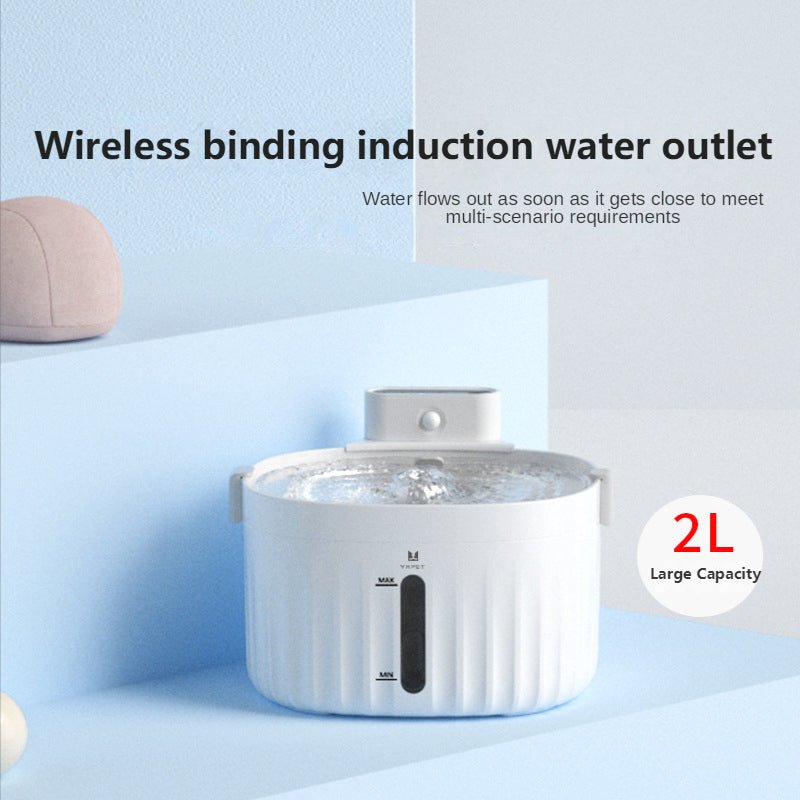Dispensador de agua inteligente para mascotas con circulación automática i sensor infrarrojo - Dulces Mascotas BCN