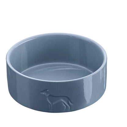 Dog Feeder Hunter OSBY GLAZED Blue Ceramic 2,5 L - Dulces Mascotas BCN