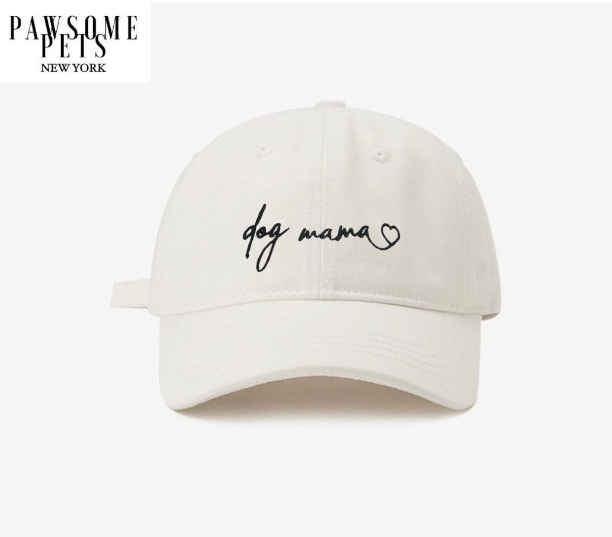 DOG MOM HAT - WHITE - Dulces Mascotas BCN