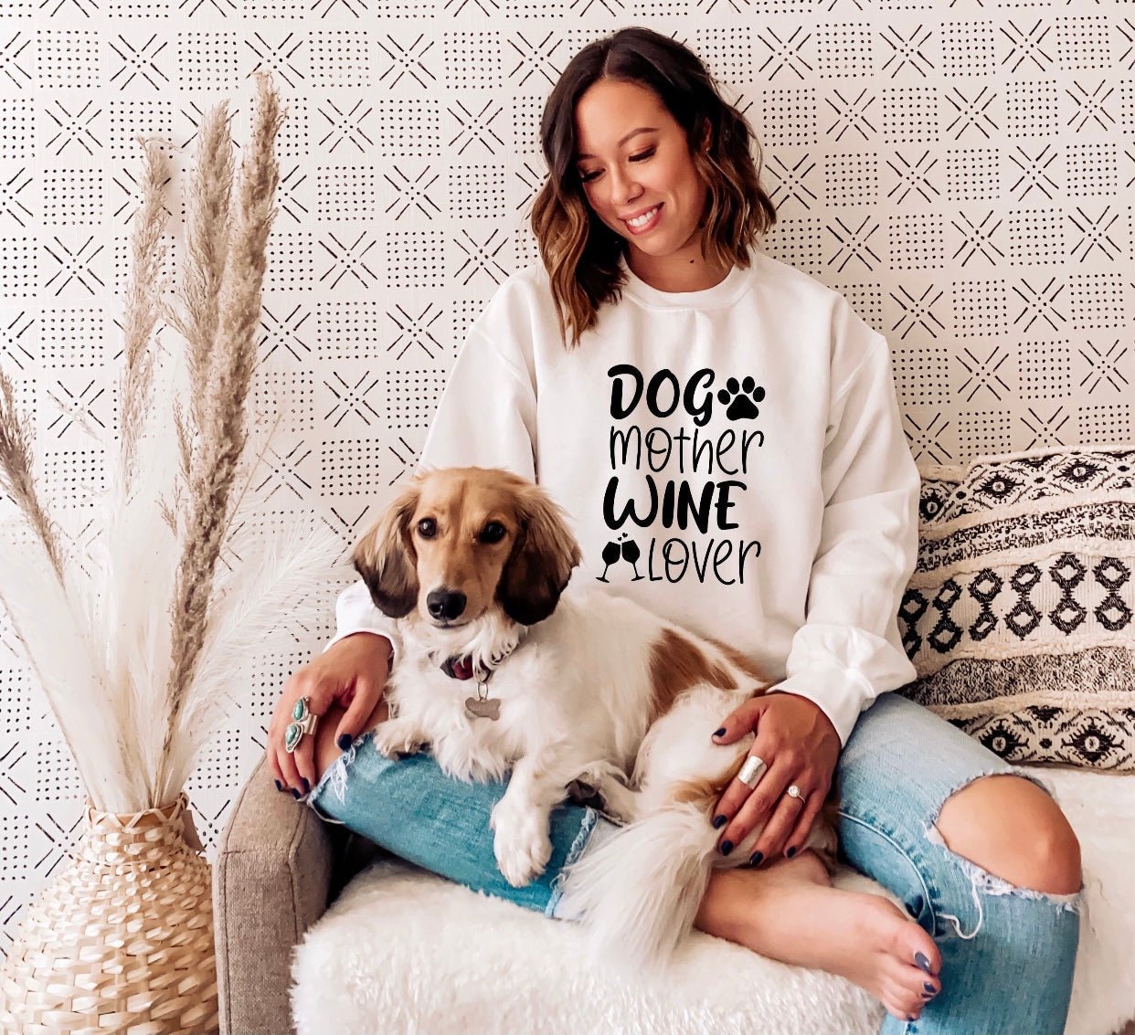 Sudadera con motivo mascotas. Motivo perros. sweater