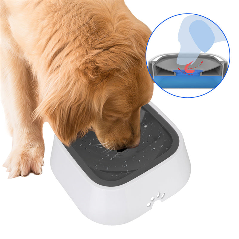 Bebedero Flotante Antivertido para Perros y Gatos 1,5L | Ingesta Lenta