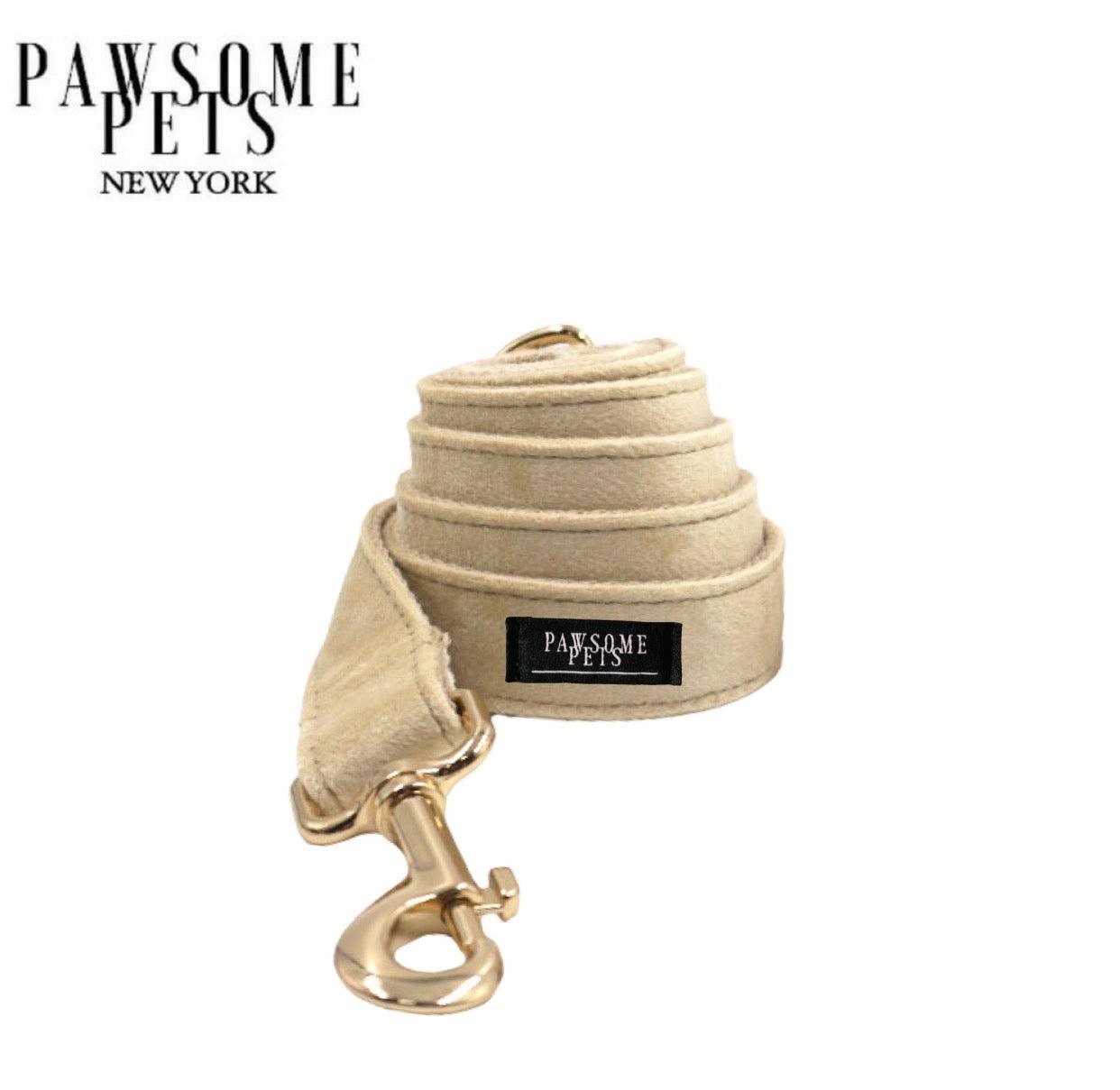 Elegante Correa Pawsome Pets New York - Beige - Dulces Mascotas BCN