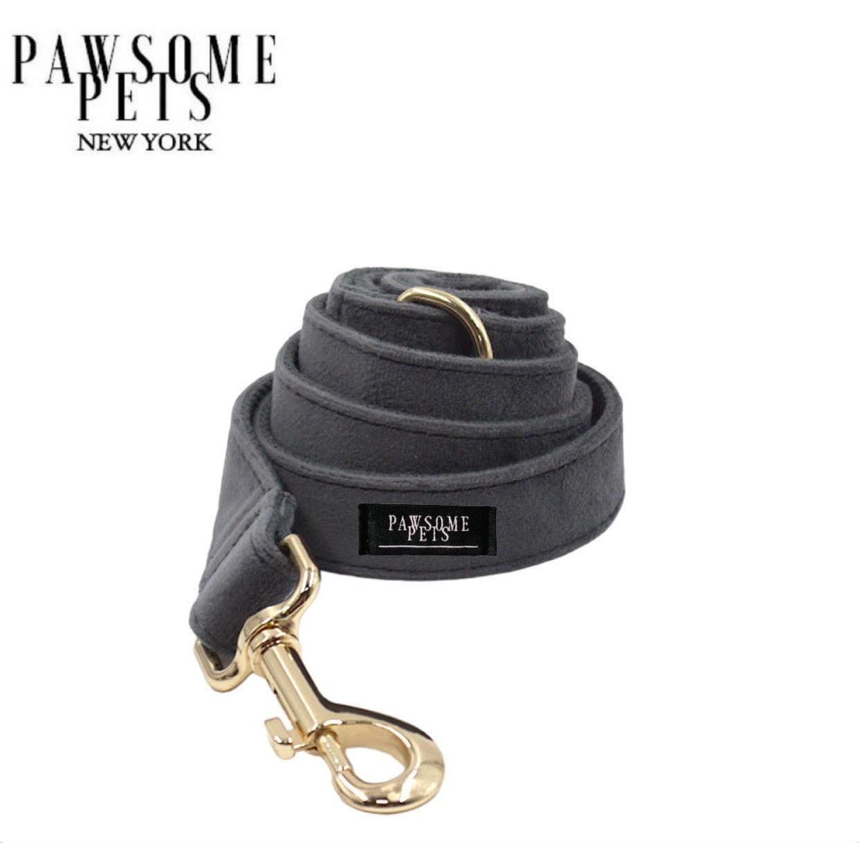 Elegante Correa Pawsome Pets New York - Gris - Dulces Mascotas BCN