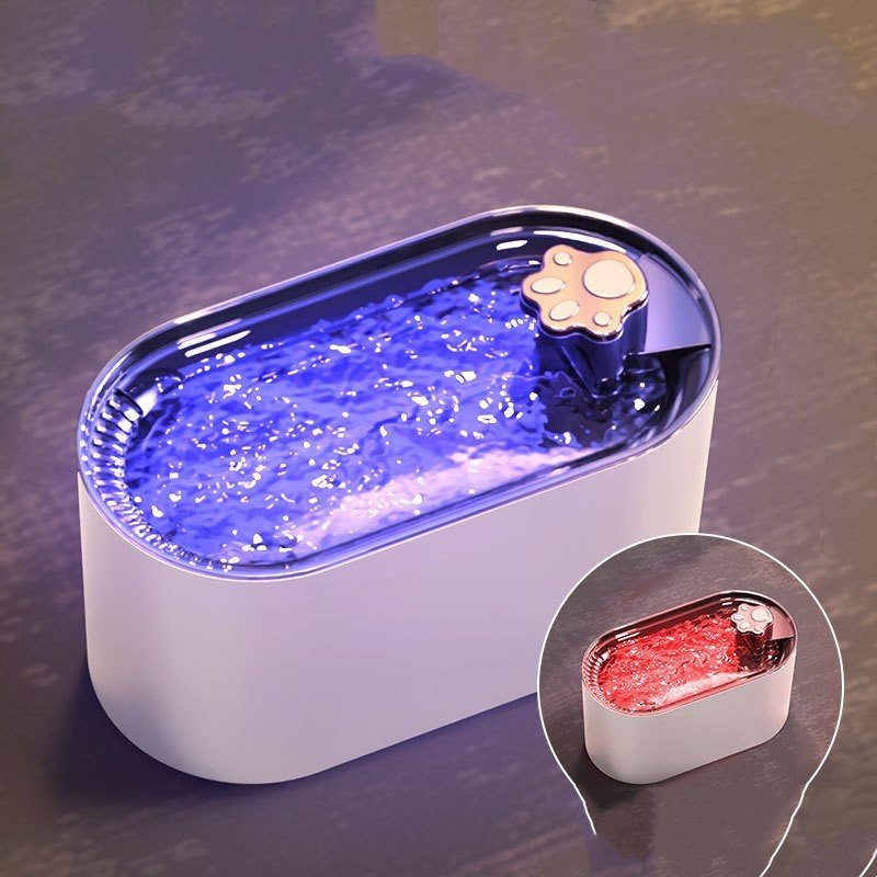 Fuente Automática 3L para Gatos y Perros. Luz ED. Ultra Silenciosa - Dulces Mascotas BCN