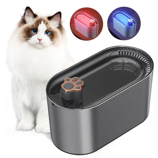 Fuente Automática 3L para Gatos y Perros. Luz ED. Ultra Silenciosa - Dulces Mascotas BCN