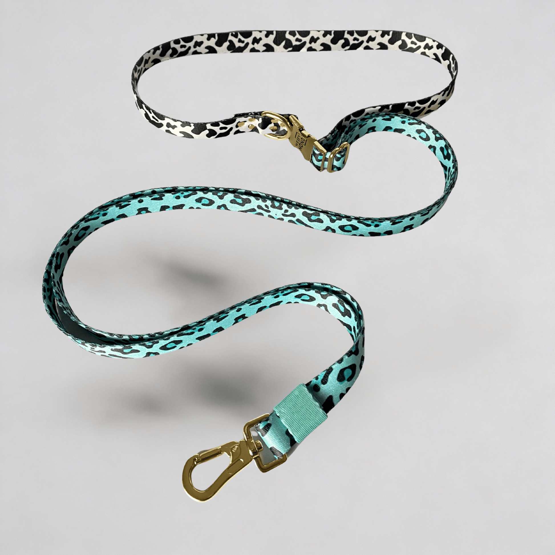 Hands - Free Hundeleine Aqua Camo - Dulces Mascotas BCN