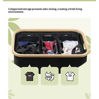 Household Japanese - style Foldable Laundry Basket - Dulces Mascotas BCN