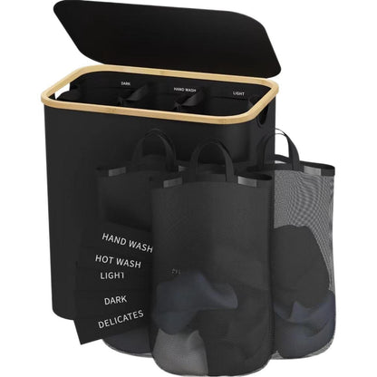 Household Japanese - style Foldable Laundry Basket - Dulces Mascotas BCN