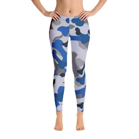Leggings Bone Camo Blue | Mallas Deportivas Dog Lover - Dulces Mascotas BCN