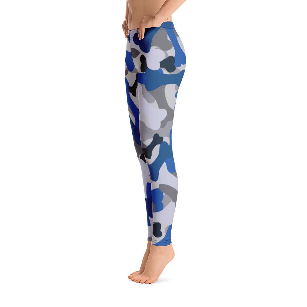 Leggings Bone Camo Blue | Mallas Deportivas Dog Lover - Dulces Mascotas BCN