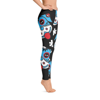 Leggings Day of the Dog Blue | Mallas Deportivas Dog Lover - Dulces Mascotas BCN